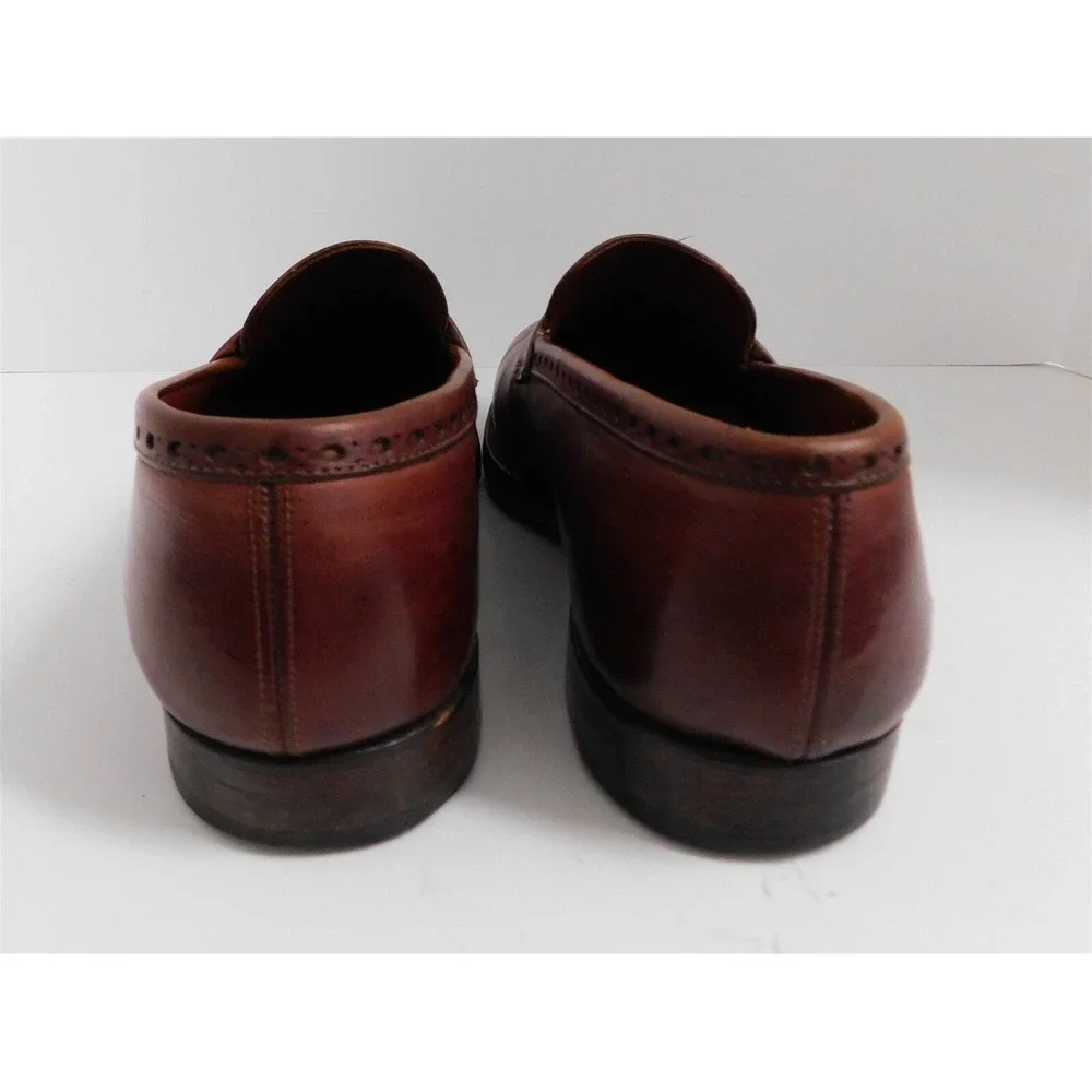 Stuart's Choice Brown Leather‎ Dress Loafers England 9.5 D